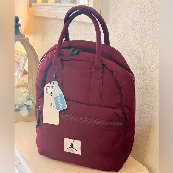 NEW Air Jordan Backpack Cherrywood Red NWT - Picture 4 of 14